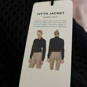 Alo Myth Cropped Bomber Jacket